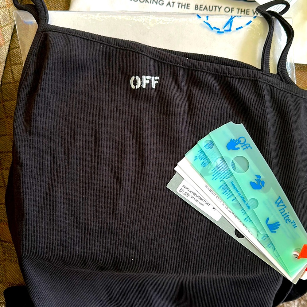 Off-White Asymmetric Vest Top